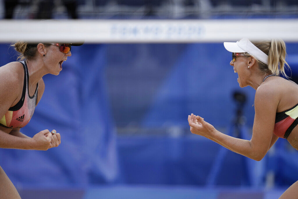 APTOPIX Tokyo Olympics Beach Volleyball